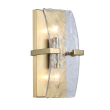 Golden 3164-WSC BCB-HWG - Golden Lighting Aenon 2-light Wall Sconce in Brushed Champagne Brass